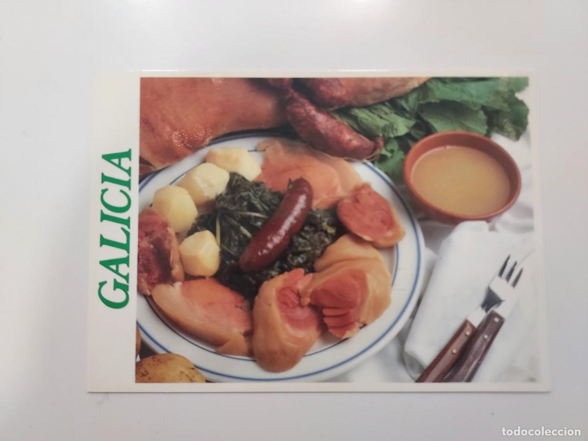Postales: POSTAL GALICIA PLATO LACON CON GRELOS. S/C. (CORU&Ntilde;A). XUNTA GALICIA TURISMO