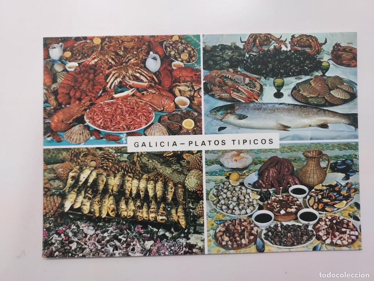 Postales: POSTAL GALICIA GASTRONOMIA PLATOS TIPICOS. S/C. (CORU&Ntilde;A)