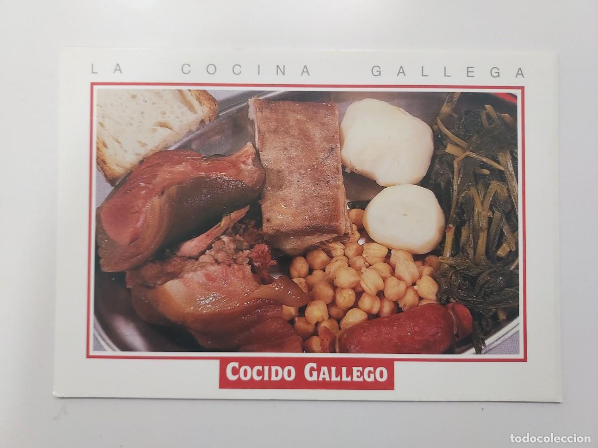 Postales: POSTAL GALICIA LA COCINA GALLEGA COCIDO GALLEGO RECETA. S/C. (CORU&Ntilde;A)