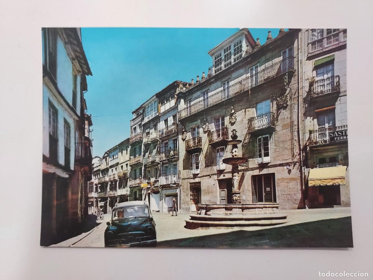 Postales: POSTAL ORENSE PLAZA DEL HIERRO. S/C. SEAT 1400
