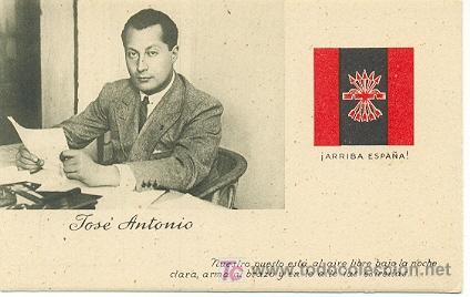 Postales: 7-2ay112. Postal Jose Antonio Primo de Rivera - Foto 1