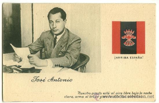 Postales: Postal Jose Antonio falange - Foto 1