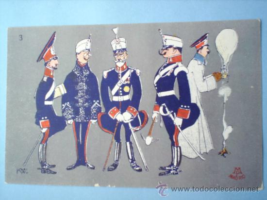 Postales: FIGURINES MILITARES---KARITO---SIN CIRCULAR - Foto 1