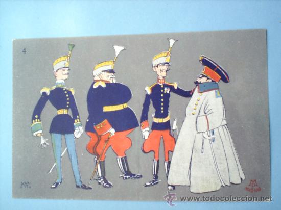 Postales: FIGURINES MILITARES --KARITO--- N. 4-SIN CIRCULAR - Foto 1