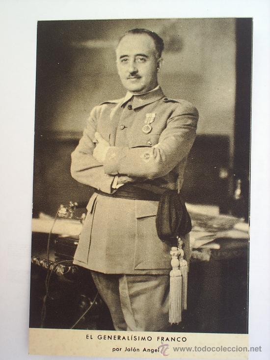 Postales: EL GENERALISIMO FRANCO -SIN CIRCULAR - Foto 1