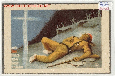 Postales: POSTAL ANTE DIOS NUNCA SERAS HEROE ANONIMO - Foto 1