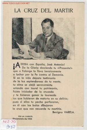 Postales: (GC-274) POSTAL JOSE ANTONIO - Foto 1