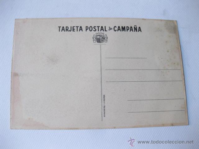 Postales: POSTAL TARJETA DE CAMPA&Ntilde;A DEL ESTADO MAYOR - EJERCITO DEL CENTRO. PRODUCID - Foto 2