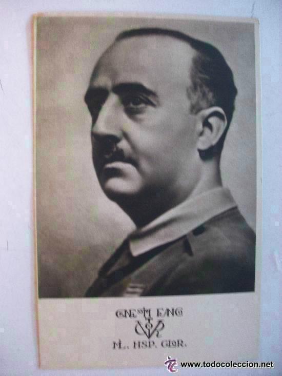 Postales: POSTAL DEL CAUDILLO , GENERALISIMO FRANCO. CON VICTOR . - Foto 1