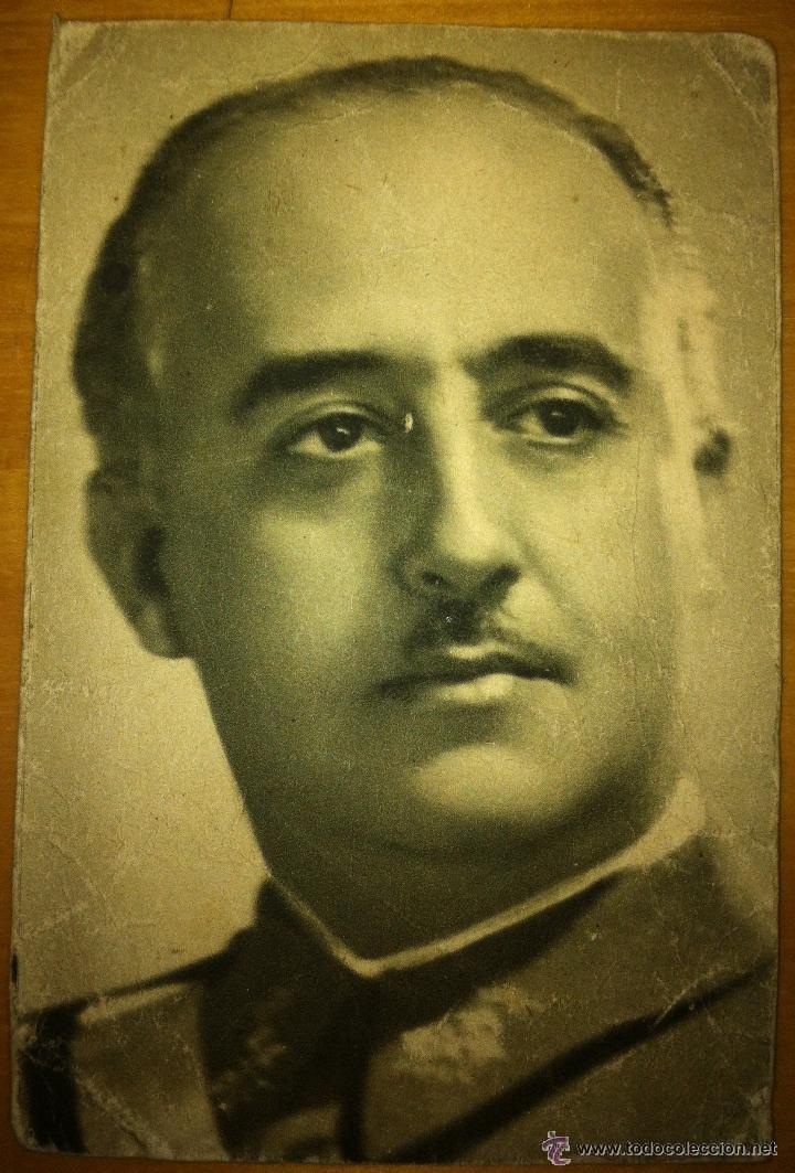 Postales: ANTIGUA POSTAL DEL GENERAL FRANCISCO FRANCO - Foto 1