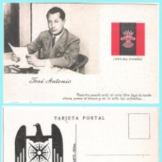 Postales: T. POSTAL: JOSE ANTONIO PRIMO DE RIVERA. ORIGINAL DE 1930. NUEVA.REV. PROPAGANDA AGUILA DE FALANGE... Lote 89469163