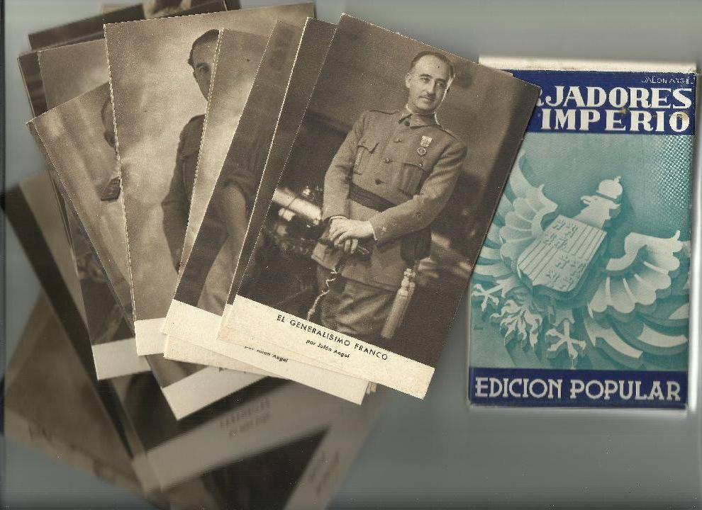 Postales: COLECCI&Oacute;N DE POSTALES FORJADORES DE ImPERIOS - Foto 1