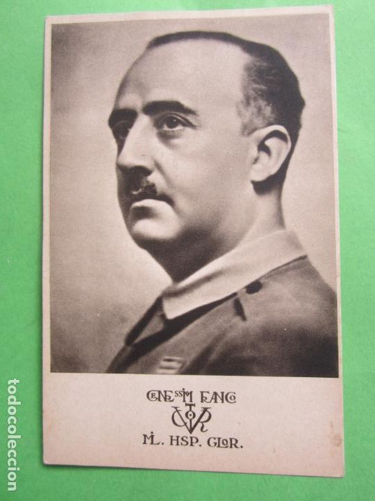 Postales: POSTAL GENERALISIMO FRANCO - Foto 1