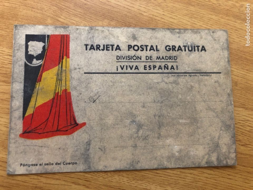 Postales: Tarjeta postal gratuita. Divisi&oacute;n de Madrid - Foto 1