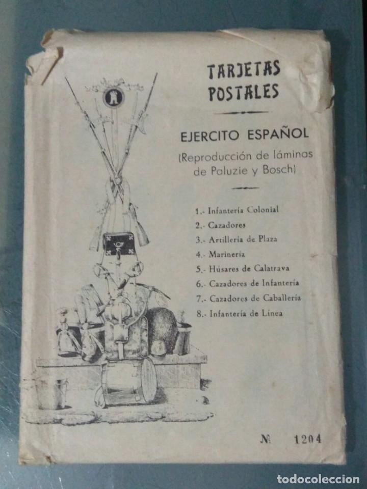 Postales: LOTE DE 8 POSTALES EJ&Eacute;RCITO ESPA&Ntilde;OL - Foto 1