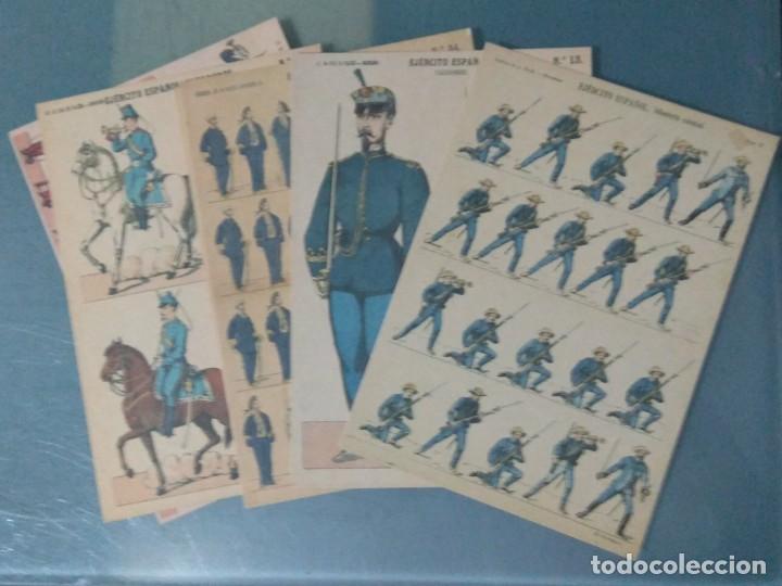 Postales: LOTE DE 8 POSTALES EJ&Eacute;RCITO ESPA&Ntilde;OL - Foto 2