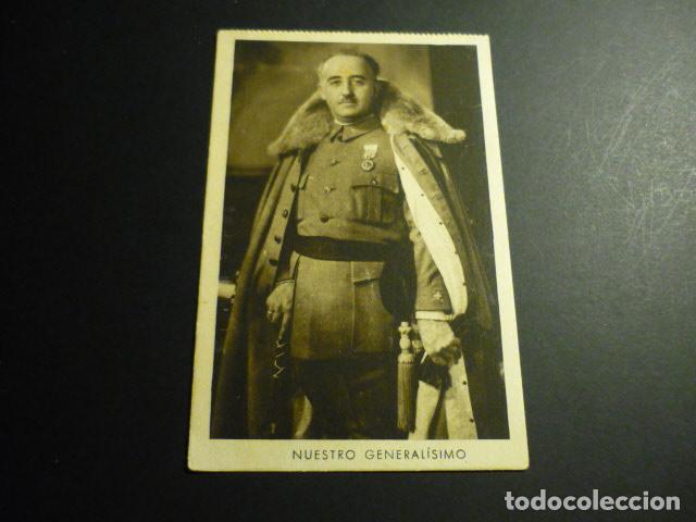 Postales: FRANCISCO FRANCO NUESTRO GENERALISIMO POSTAL - Foto 1