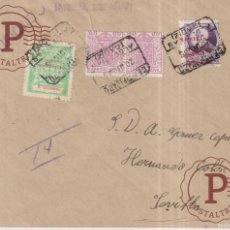 Postales: CERTIFICADO ALGECIRAS CADIZ A SEVILLA 1936 GUERRA CIVIL. Lote 402619459
