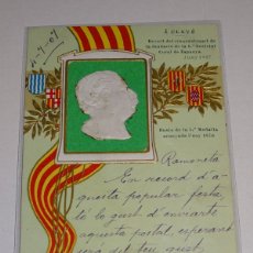 Postales: Á CLAVÈ - RECORT DEL CINQUANTENARI DE LA FUNDACIÓ DE LA 1ª SOCIETAT CORAL DE ESPANYA JUNY 1907