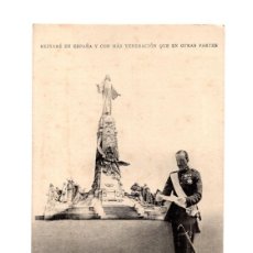 Postales: VENGA A NOSOTROS SU SANTÍSIMO REINO, QUE ES REINO DE PAZ Y DE AMOR. ALFONSO XIII. 1919.