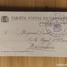 Postales: GUERRA CIVIL-TARJETA POSTAL DE CAMPAÑA-MANZANERA-VER FOTOS-(105.650)