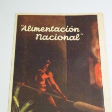 Postales: POSTAL GUERRA CIVIL - ALIMENTACIÓN NACIONAL - COMISARIA GENERAL DE ALIMENTACIÓN Y TRANSPORTES