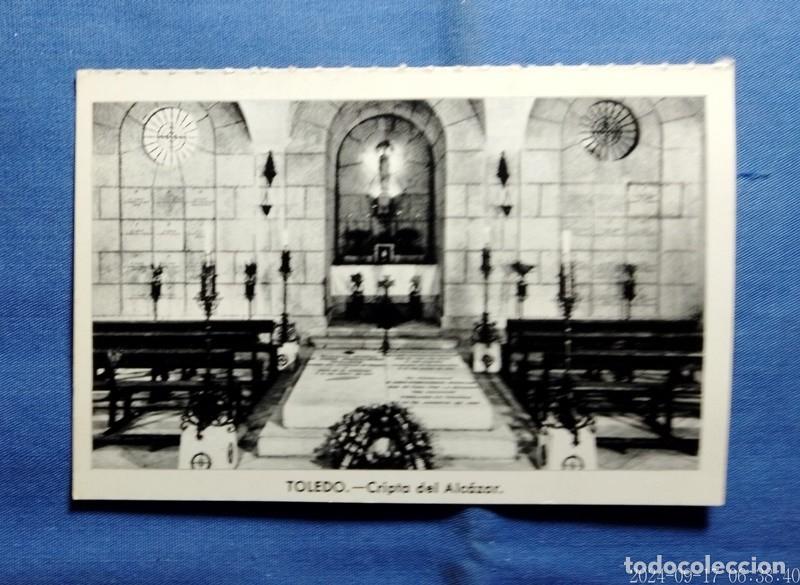 Postales: Postal Toledo Cripa del Alcazar - Foto 1