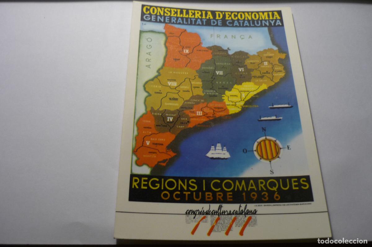 Postales: postal las comarcas catalanas -1936 catalan - Foto 1