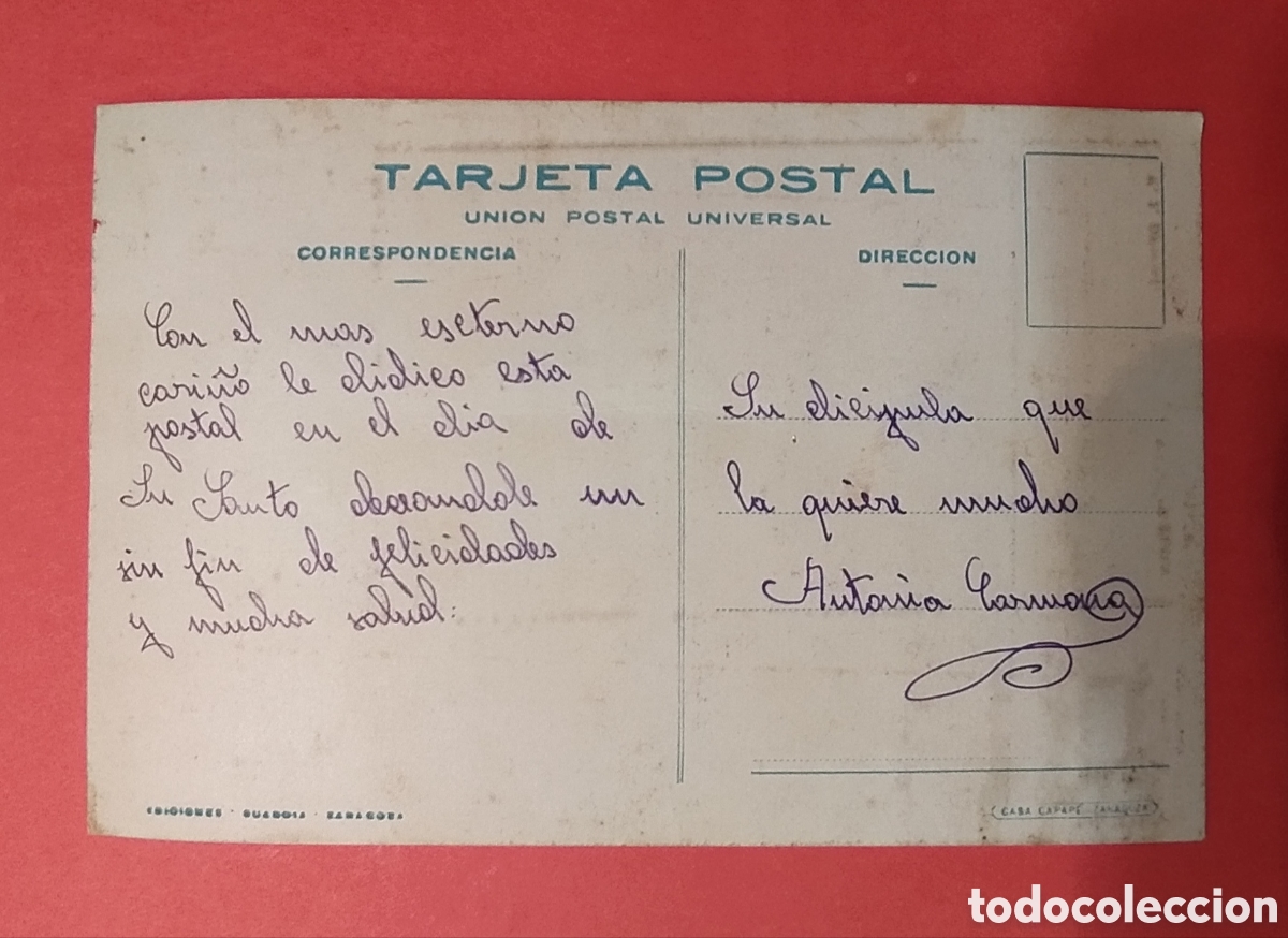 Postales: POSTAL DE NUESTRA SE&Ntilde;ORA DEL PILAR - Foto 2