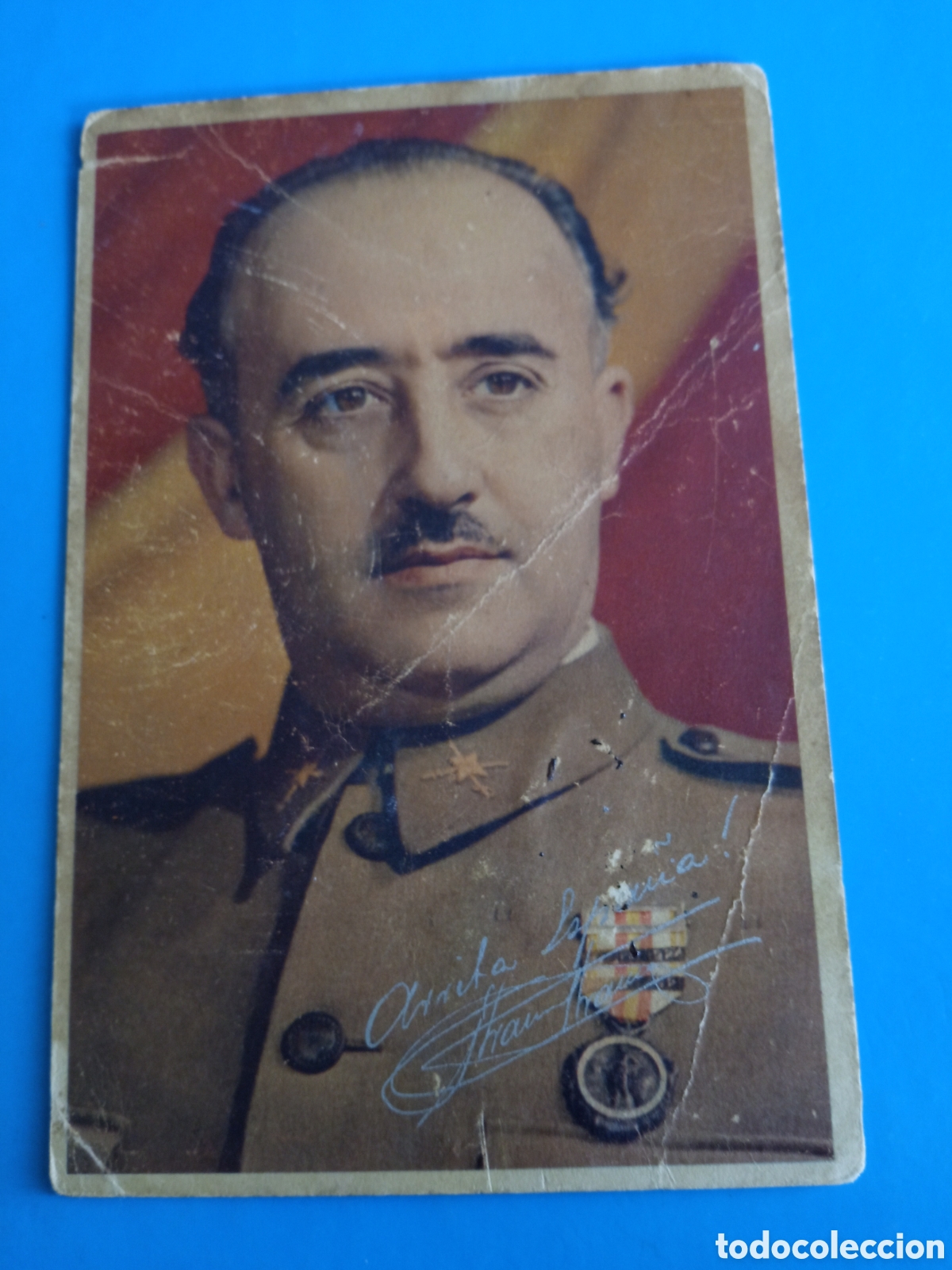 Postales: Antigua postal de Francisco Franco - Foto 2