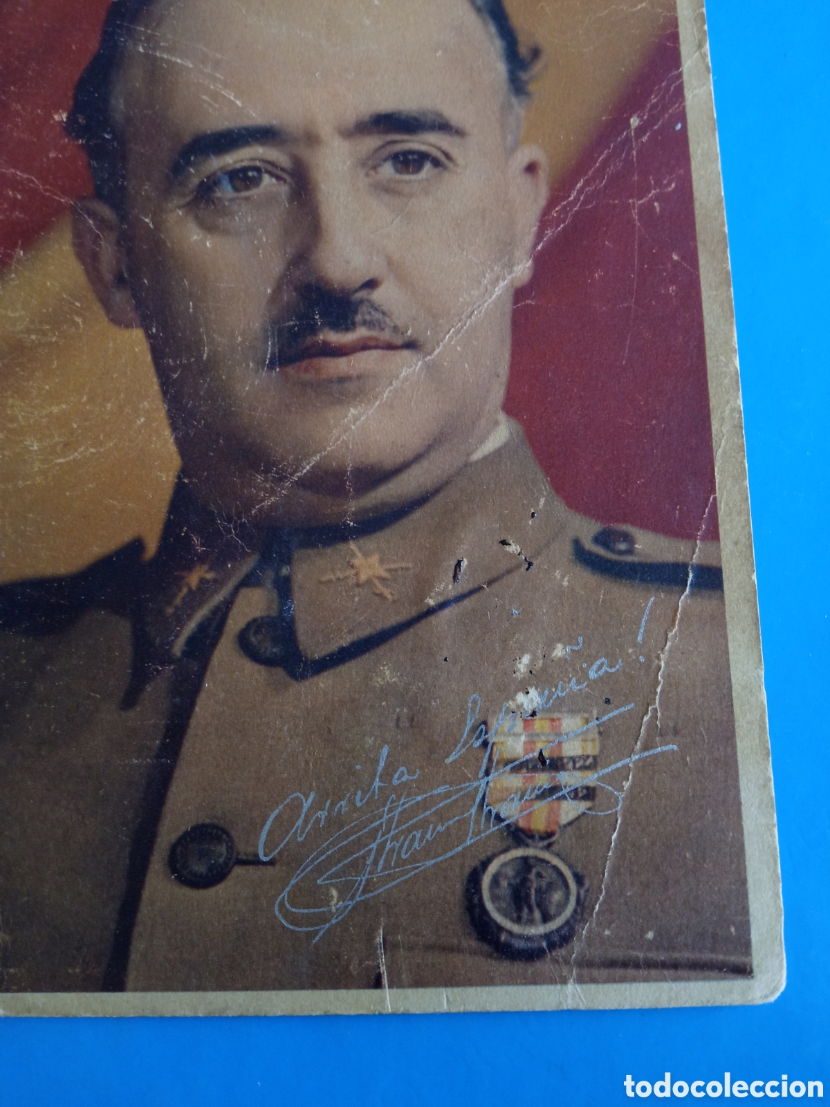 Postales: Antigua postal de Francisco Franco - Foto 3