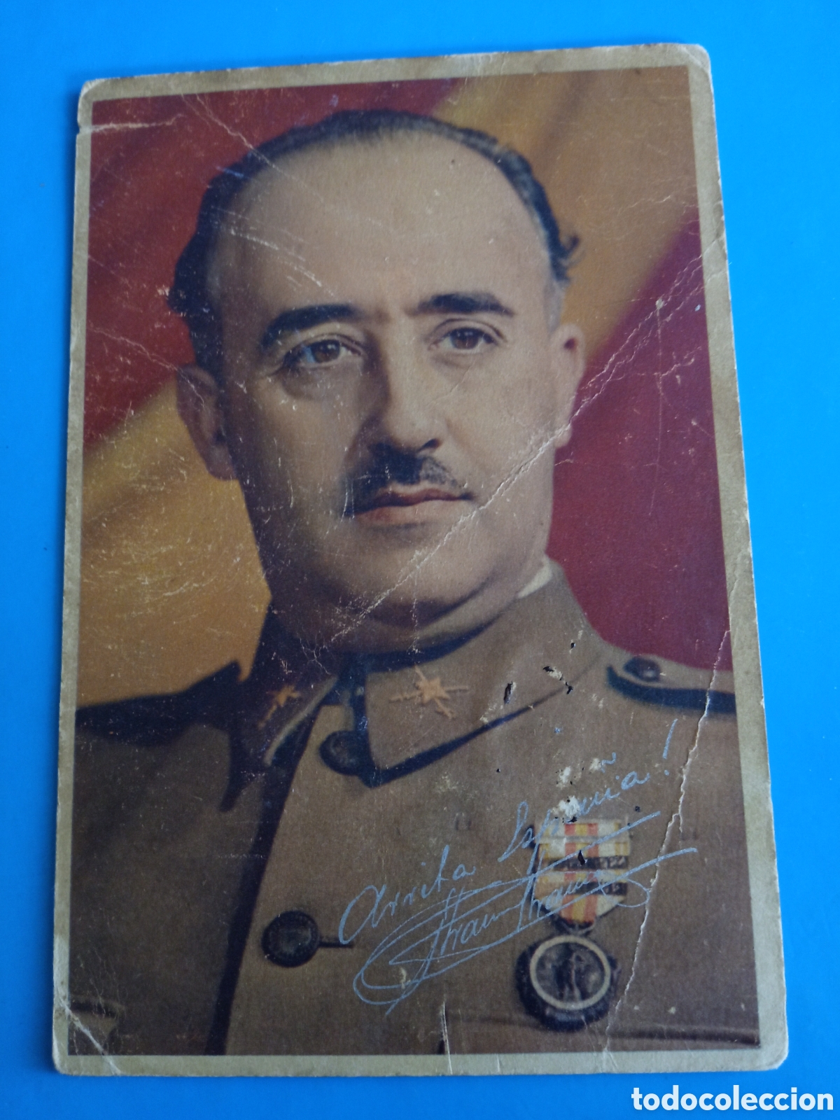 Postales: Antigua postal de Francisco Franco - Foto 1