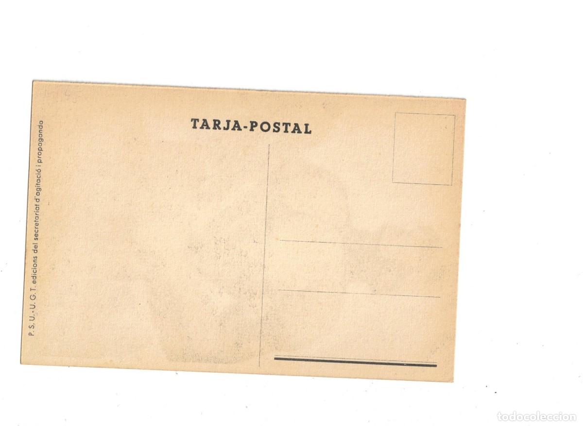 Postales: GUERRA CIVIL. HOMES FORTS AL FRONT - Foto 2