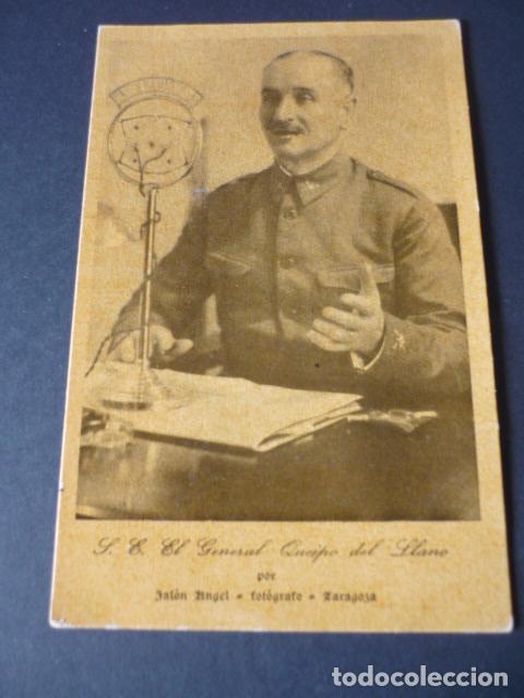 Postais: GENERAL QUEIPO DE LLANO GUERRA CIVIL POSTAL ANGEL JALON FOTOGRAFO ZARAGOZA