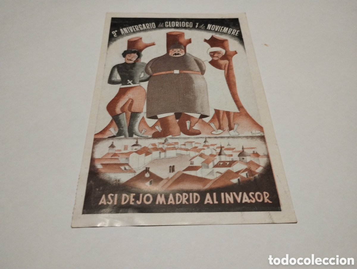 Postales: Postal original escrita y sellada 2 aniversario del glorioso 7 de noviembre