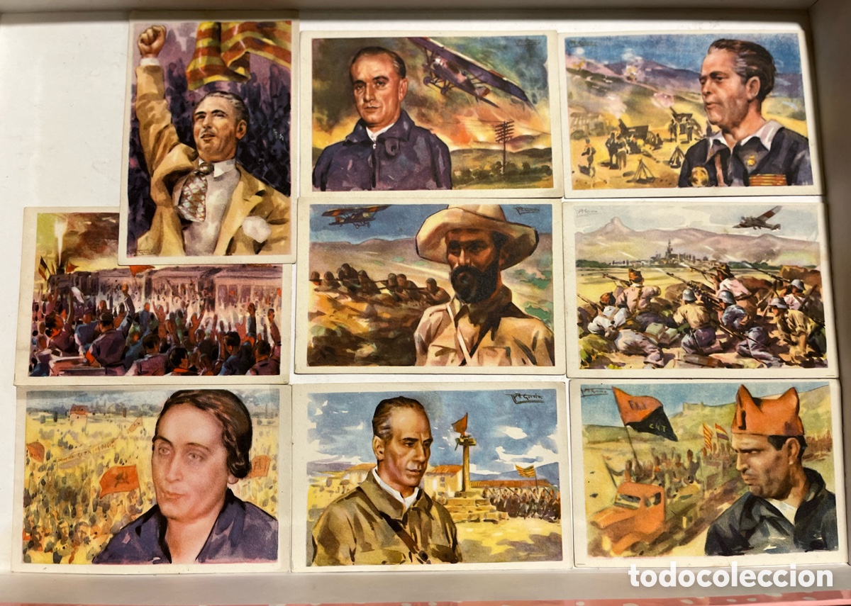 Postales: 9 Postales Guerra civil Edici&oacute;n Exclusiva Cruz Roja