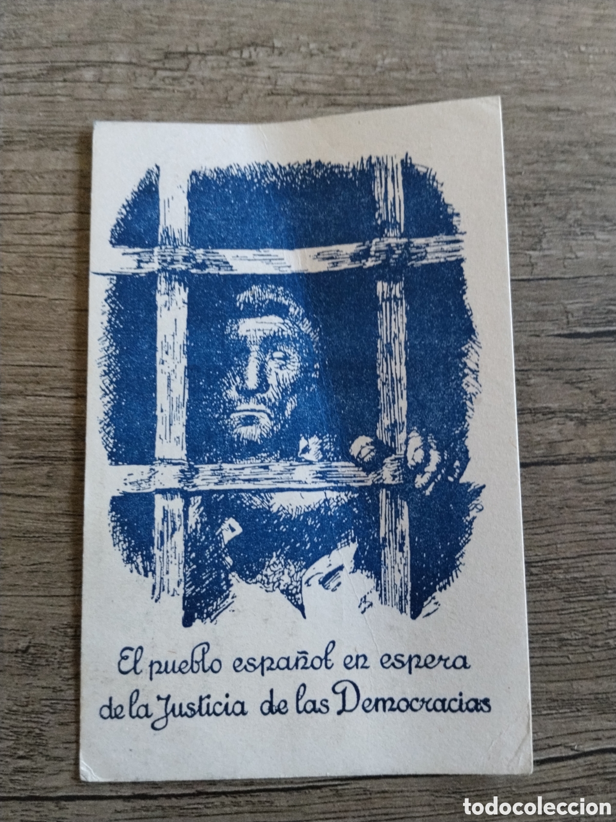 Postales: Postal guerra civil exiliado.exilio antifranquista.sindical.cnt FAI.pce.psuc.ugt.psoe.brigadas inter