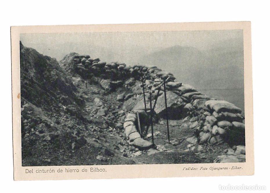 Postales: TARJETA POSTAL DEL CINTURON DE HIERRO DE BILBAO. SERIE II, N&ordm; 1. PE&Ntilde;A LEMONA. MUSEO DE LAS GUERRAS