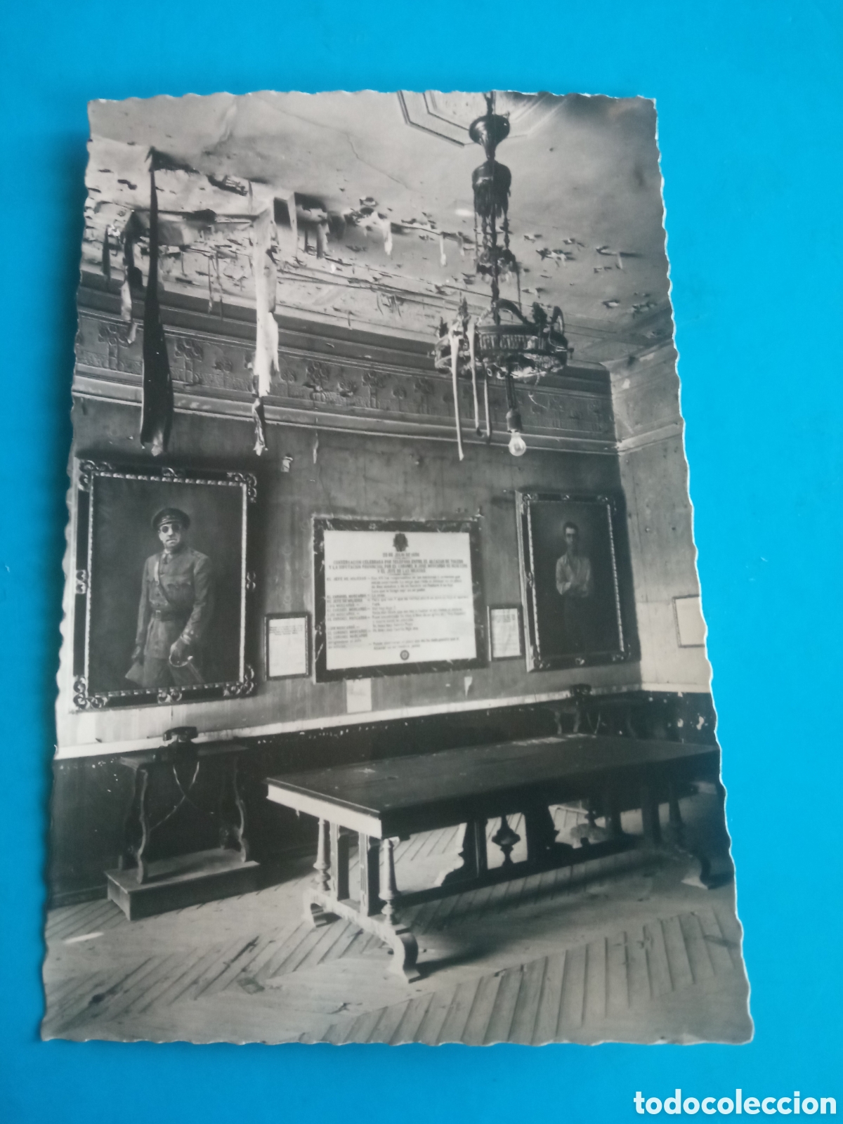 Postales: Postal patri&oacute;tica, Defensa del Alc&aacute;zar de Toledo, Guerra Civil Espa&ntilde;ola