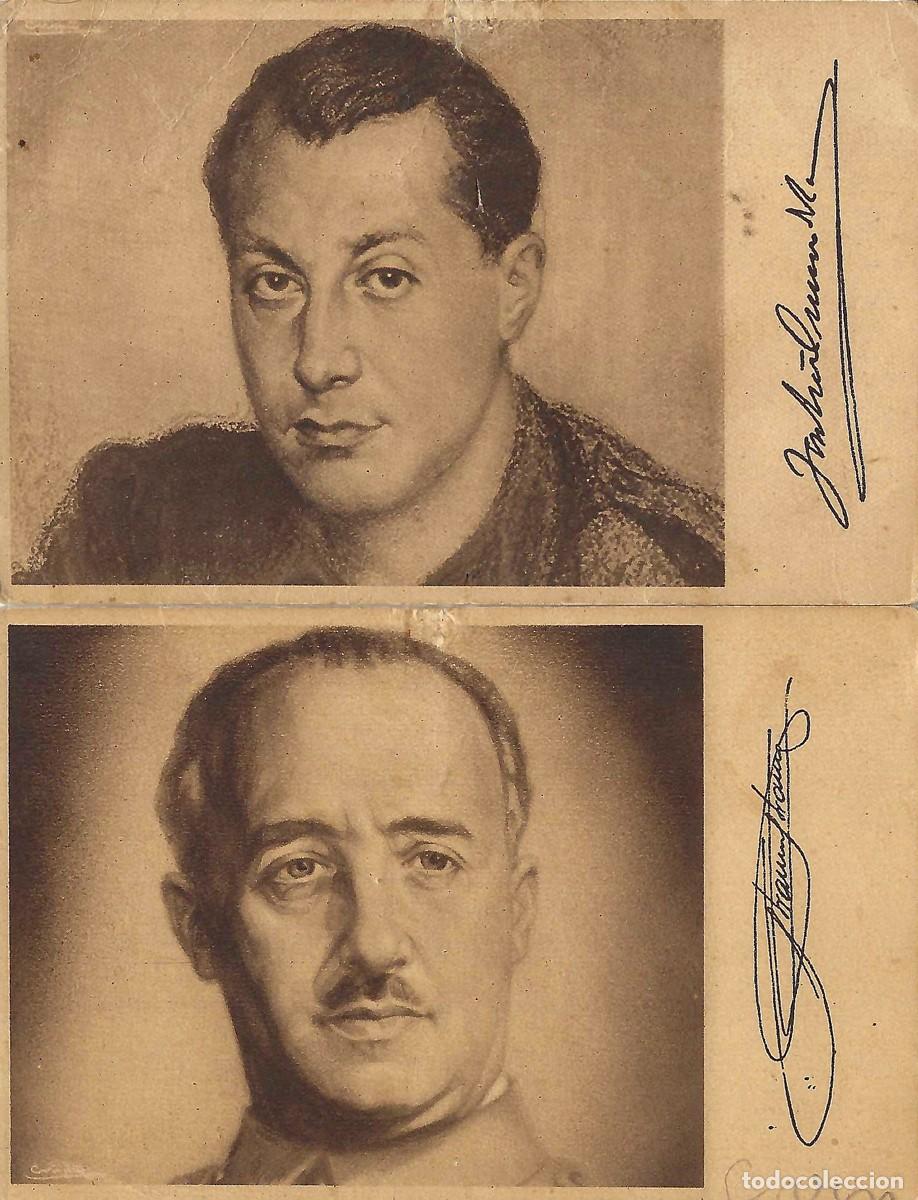 Postales: 2 POSTALES DE FALANGE ESPA&Ntilde;OLA