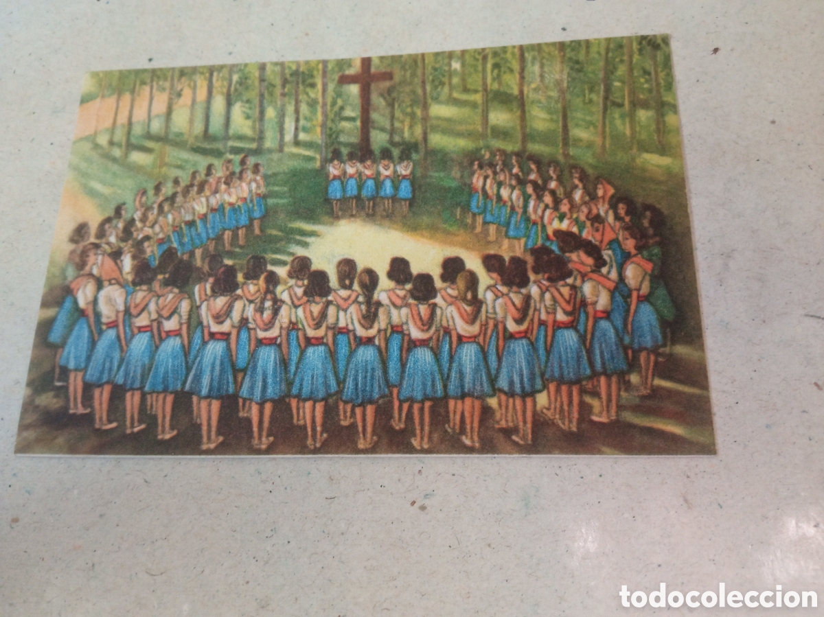 Postales: Antigua postal de la Secci&oacute;n Femenina, Albergue de Juventudes