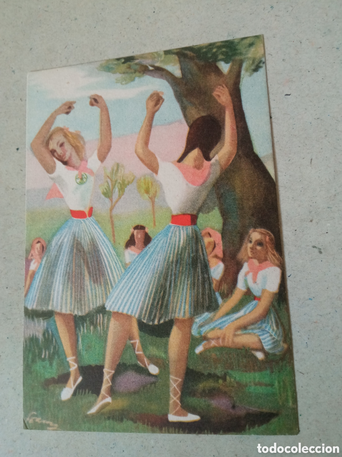 Postales: Antigua postal, Secci&oacute;n Femenina, Albergue de Juventudes