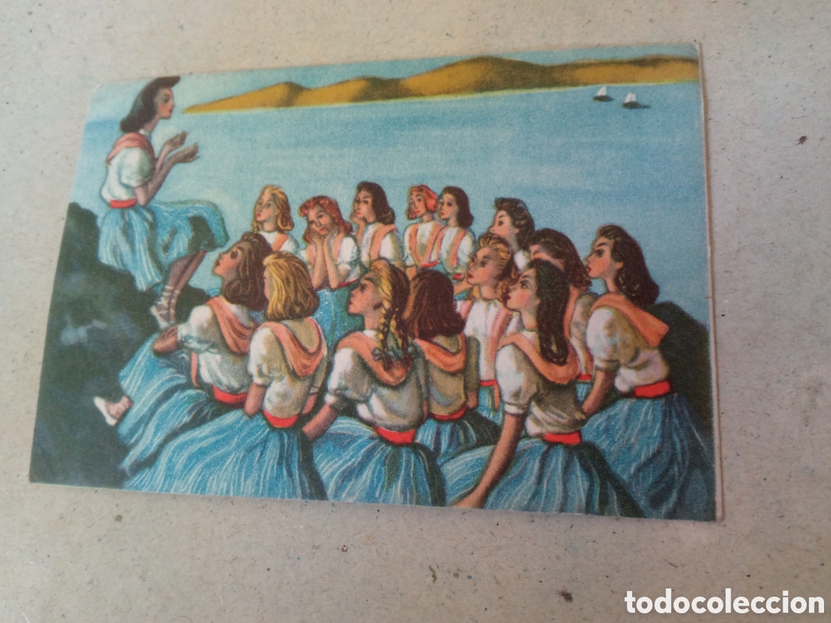 Postales: Antigua postal, Secci&oacute;n Femenina, Albergue de Juventudes