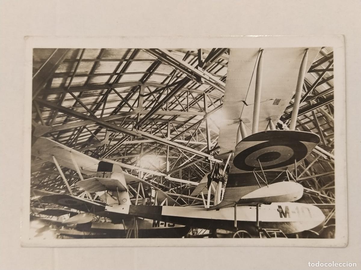 Postales: GUERRA CIVIL - AERONAUTICA NAVAL HANGAR SERIE C NUM 1 - GENERALITAT DE CATALUNYA - POSTAL ANTIGUA