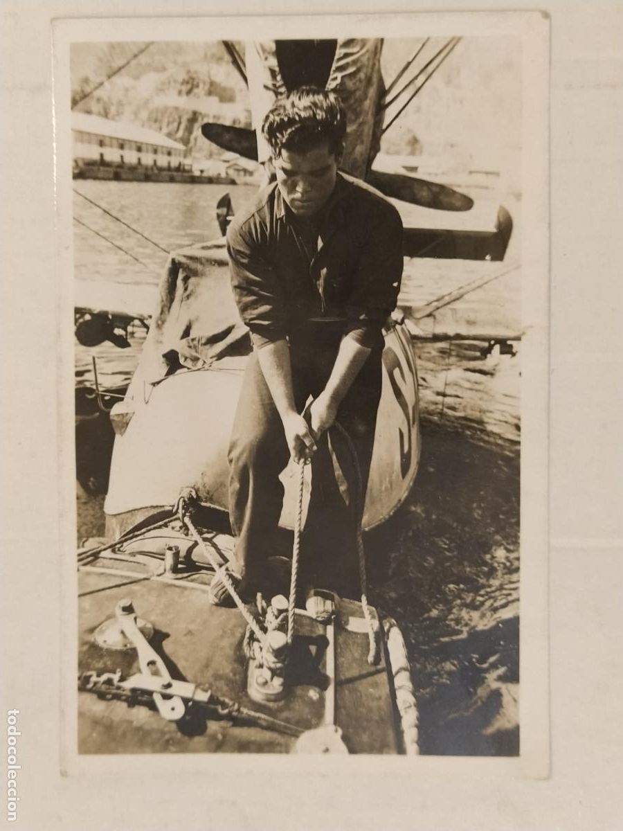 Postales: GUERRA CIVIL - AERONAUTICA NAVAL REMOLCANT SERIE C NUM 6 - GENERALITAT DE CATALUNYA - POSTAL ANTIGUA