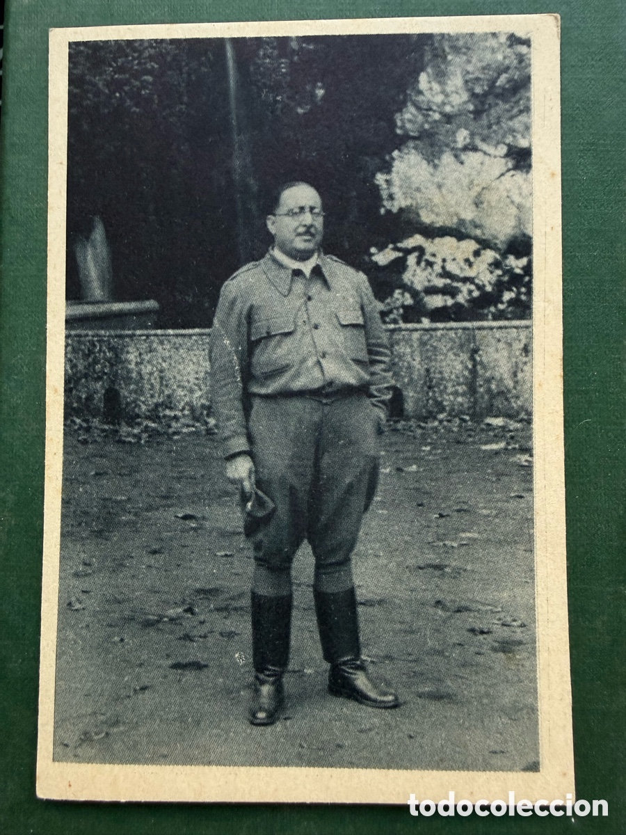Postales: Postal patri&oacute;tica . General Don Antonio Aranda, en la hist&oacute;rica gruta de Covadonga.
