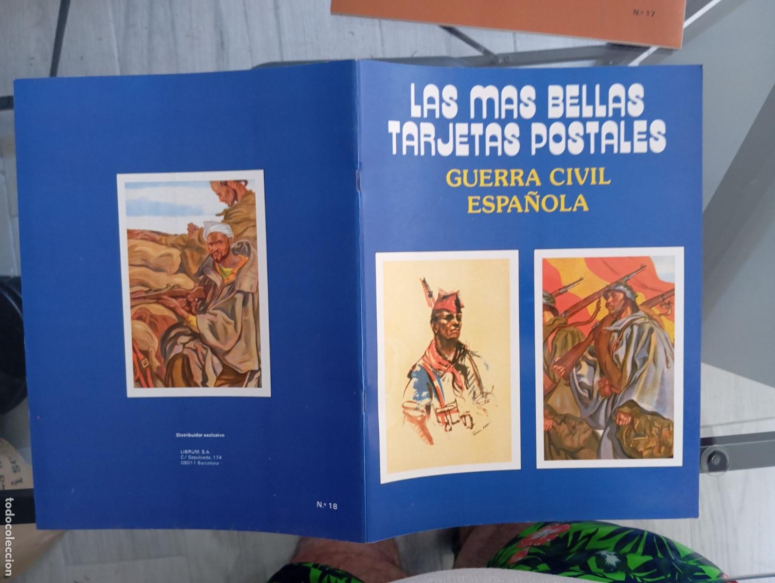 Postales: Las m&aacute;s bellas tarjetas postales n&ordm; 18 Guerra Civil Espa&ntilde;ola completo y nuevo