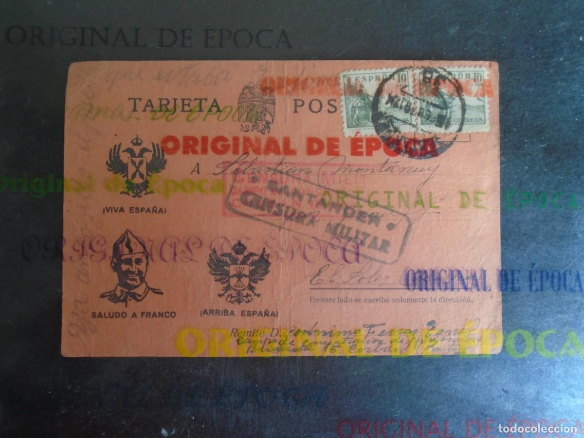 Postales: (PS-80356)TARJETA POSTAL CAMPO DE CONCENTRACION PRISIONEROS DE CORBAN(SANTANDER)-DT. EL SOLER-HUESCA