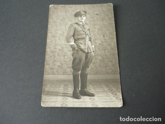 Postcards: RETRATO MILITAR GUERRA CIVIL PINAR DE GUADARRAMA MADRID 1938 A SU MADRINA