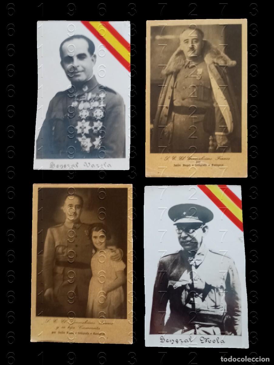 Postales: GUERRA CIVIL COLECCION 4 POSTALES ANTIGUAS M40